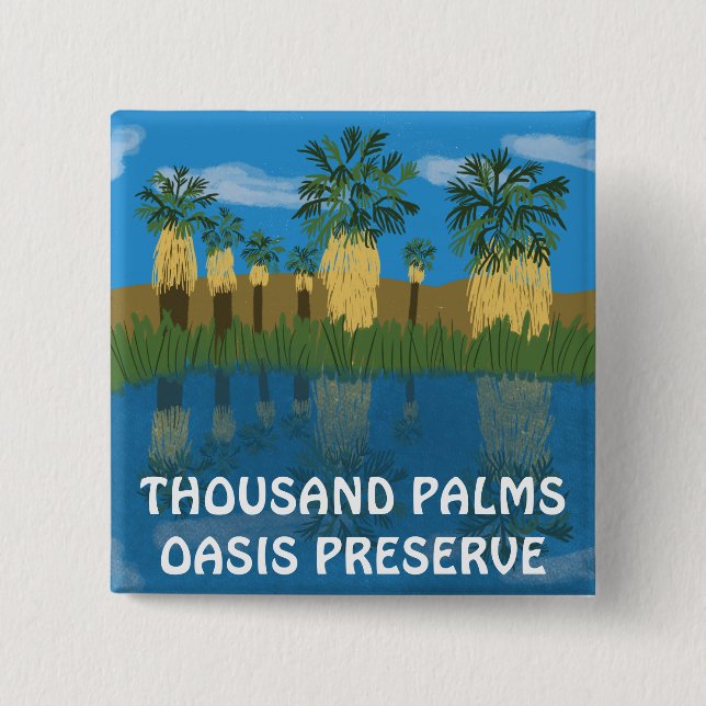 THOUSAND Handflatan Oasis Coachella Valley Calif D Knapp (Framsida)
