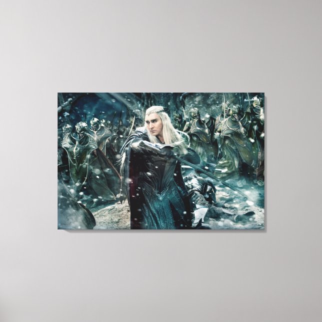 Thranduil i strid canvastryck (Framsida)