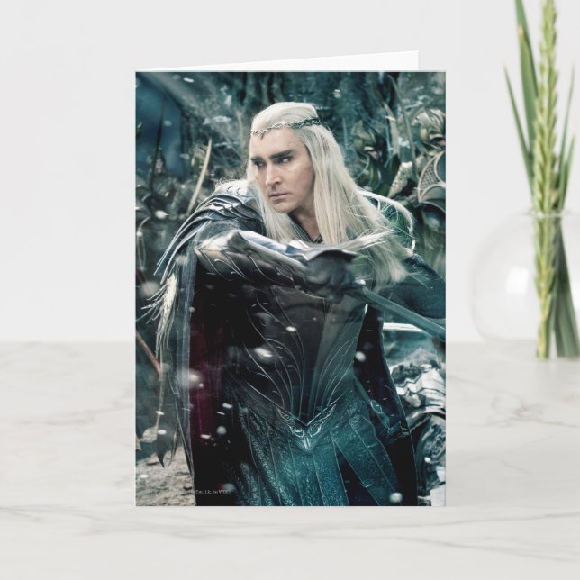 Thranduil i strid kort (Framsida)