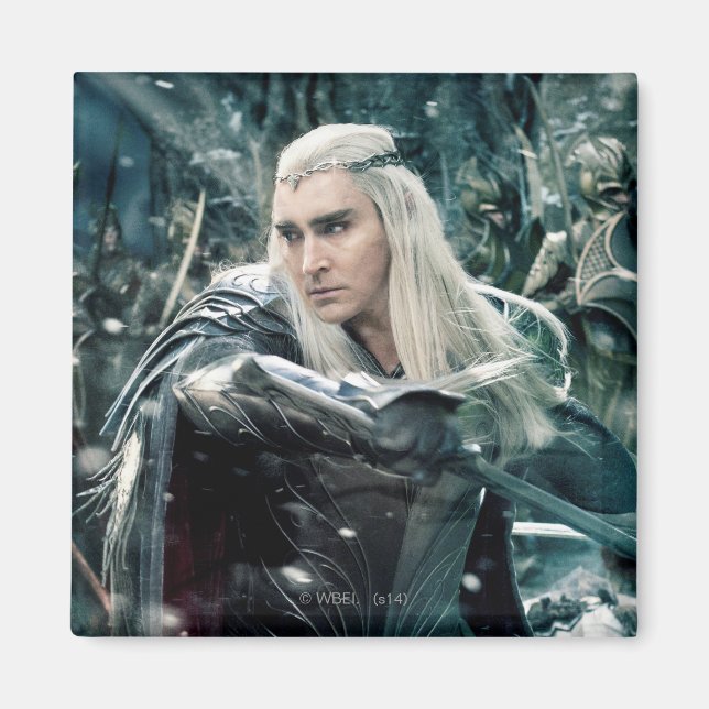 Thranduil i strid magnet (Framsidan)