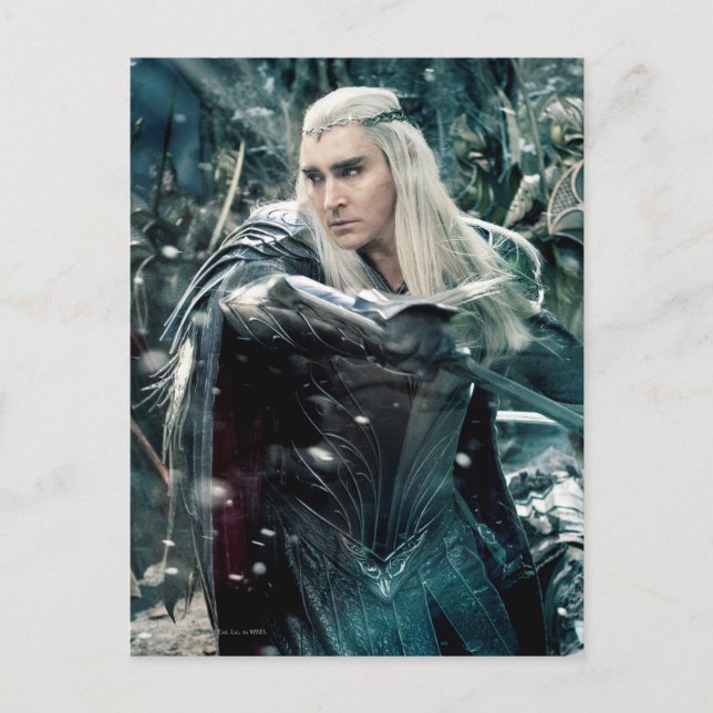 Thranduil i strid vykort (Framsida)