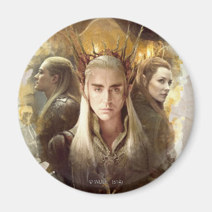 Thranduil, LEGOLAS GREENLEAF™ och TAURIEL™ Gra Magnet