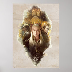 Thranduil, LEGOLAS GREENLEAF™ och TAURIEL™ Gra Poster