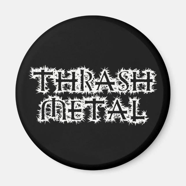 Thrash Metall Magnet (Framsidan)