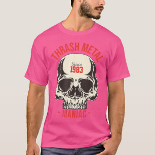 Thrash Metall Maniac Skull Heavy Metall 1983 for M T Shirt