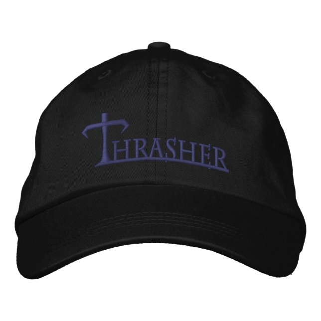 Thrasher Hat! Broderad Keps (Framsida)