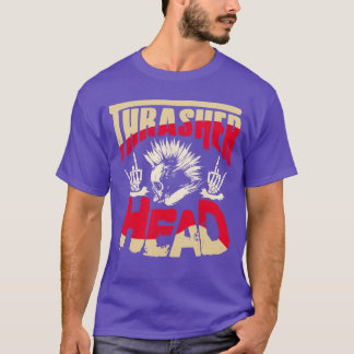 Thrasher Head rolig retro T Shirt