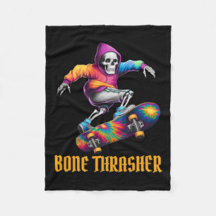 Thrasher Skeleton Halloween Costume Fleecefilt