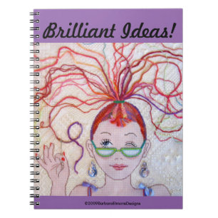 Threadhead anteckningsbok/briljant Ideah Anteckningsbok Med Spiral