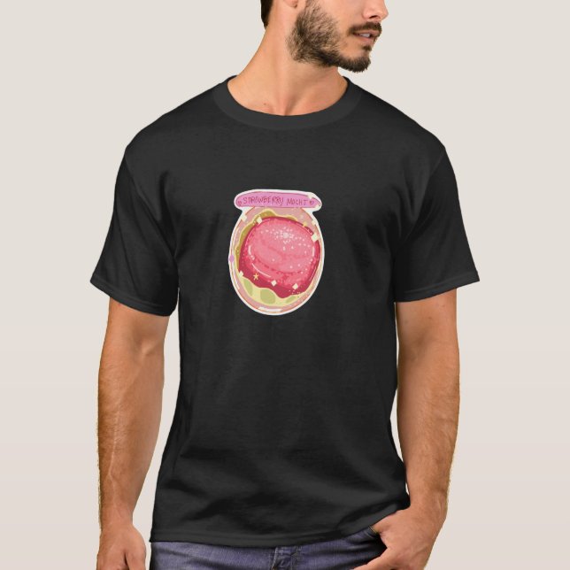 Threadless Aidadaism Jordgubb Mochi Grafisk T Shirt (Framsida)
