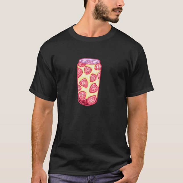 Threadless Aidadaism Jordgubbar Och Kream I En C T Shirt (Framsida)