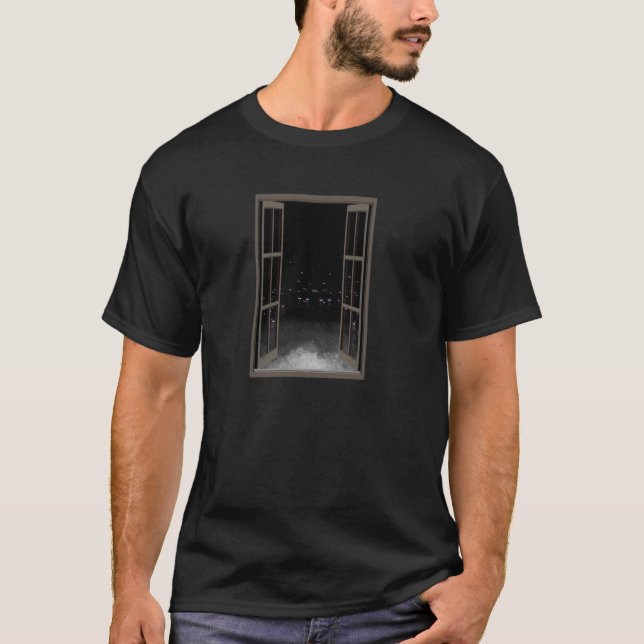Threadless Aidadaism Void Kitties Are Coming Graph T Shirt (Framsida)