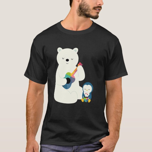 Threadless Andy Westface Ett litet band grafik T Shirt (Framsida)