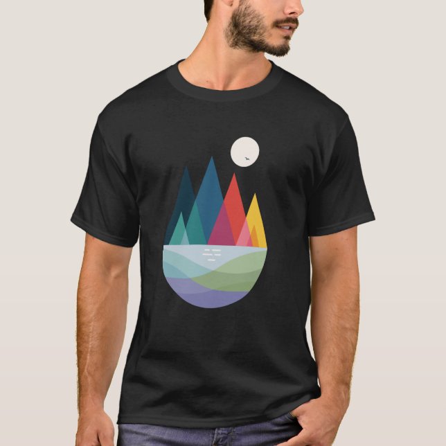 Threadless Andy Westface Somewhere-grafik T Shirt (Framsida)
