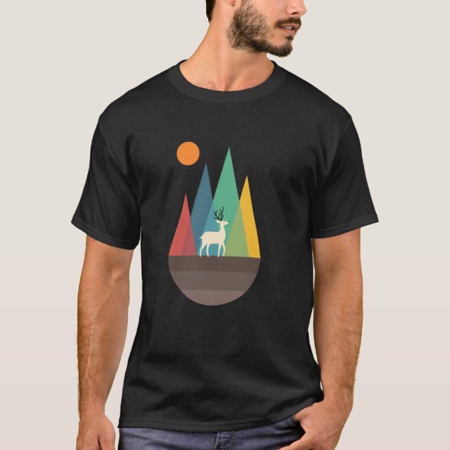 Threadless Andy Westface Steg Av Höstgrafik T Shirt (Framsida)
