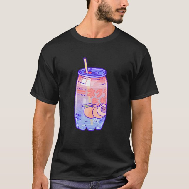 Threadless Laura O'Connor Persika Bubblor Grafisk T Shirt (Framsida)