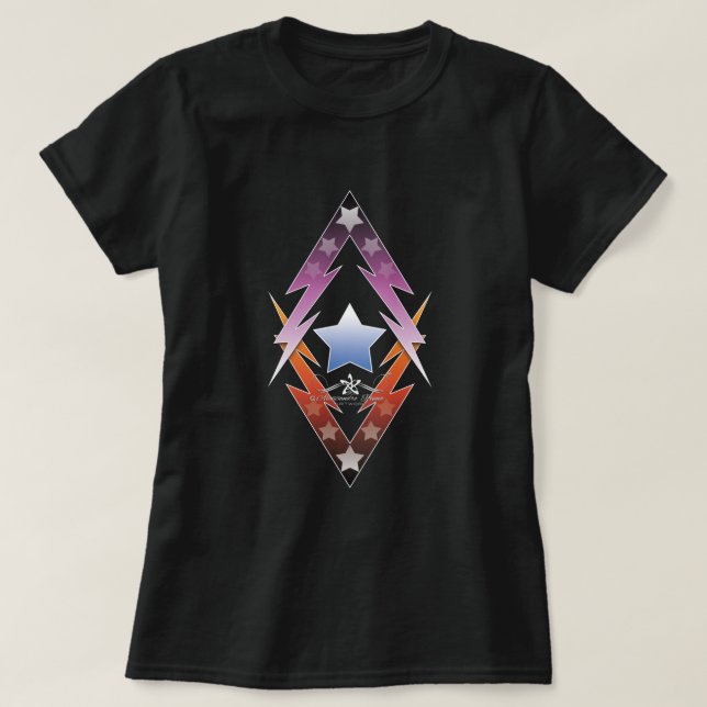 Threatars Stars T Shirt (Design framsida)