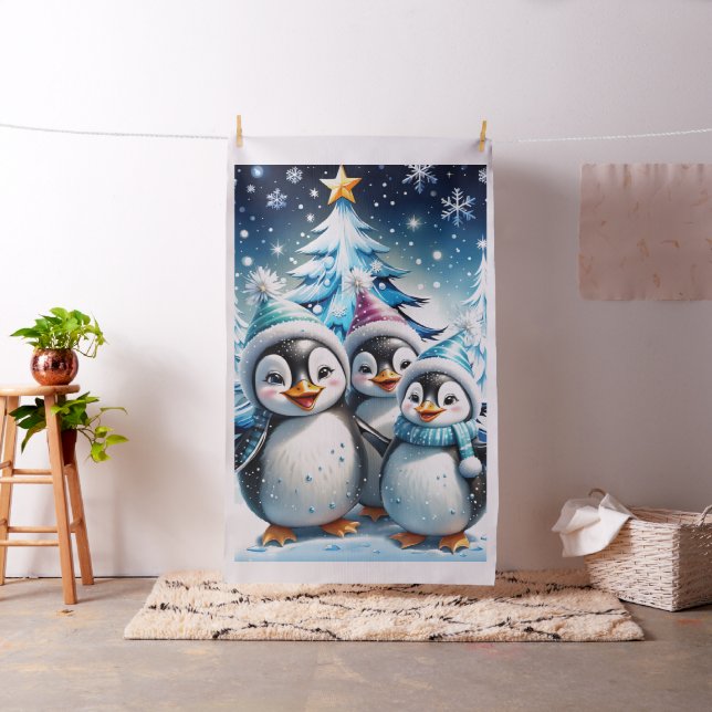 Three adorable penguins tyg (In Situ)