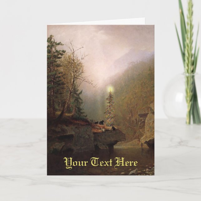 Three Bears Forest Christmas Kort (Framsida)