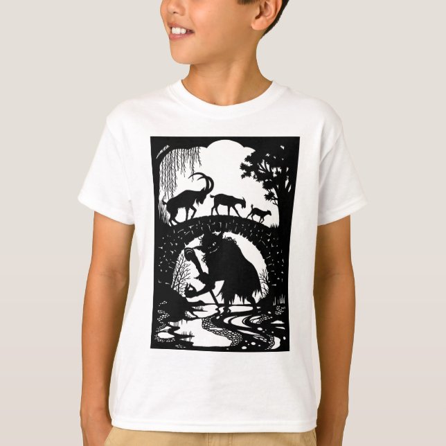 Three Billy Goats Gruff T-Shirt (Framsida)