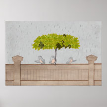 Three Birds in the Rain