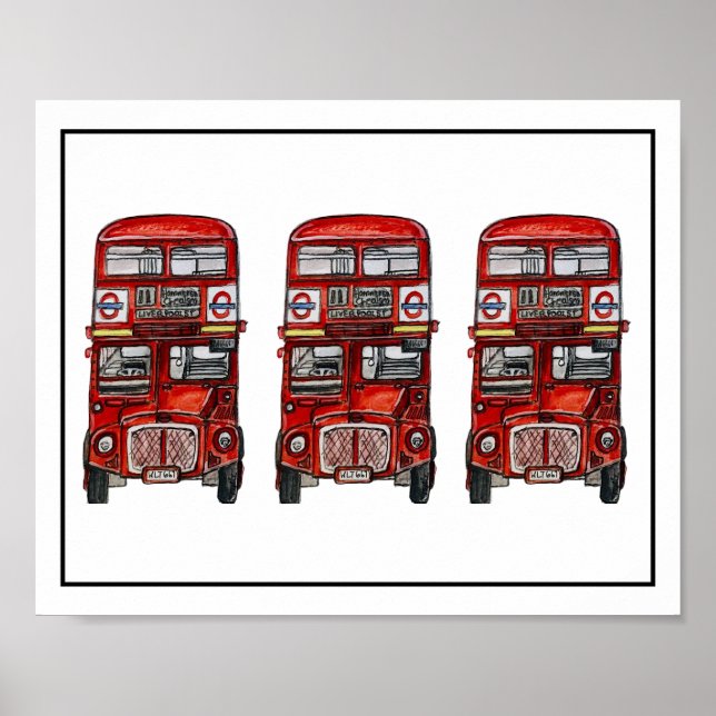 Three Buses Poster (Framsidan)
