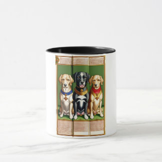 Three Dogs Mugg