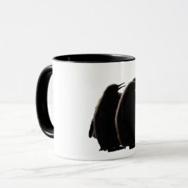 Three fluffy & cute Baby Penguins Mugg