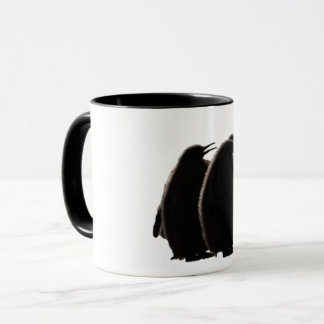 Three fluffy & cute Baby Penguins Mugg