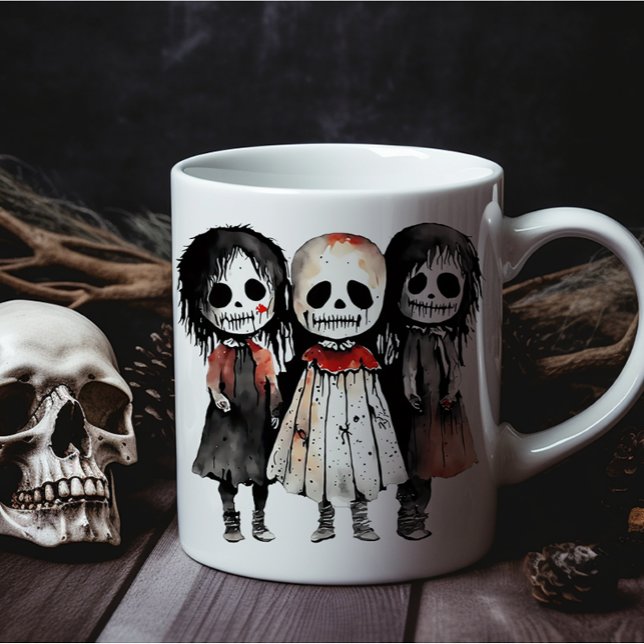 Three Ghost Children Jumbo Mugg (Skapare uppladdad)