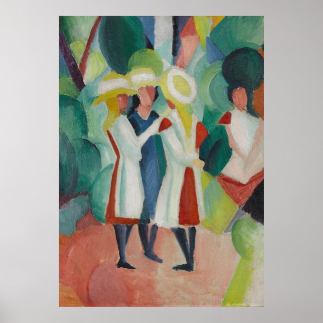 "Three Girls" Art poster (Framsidan)