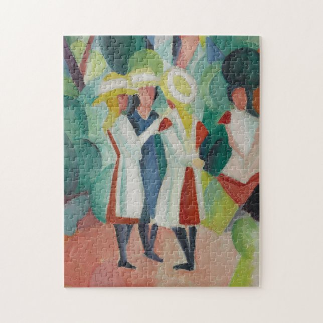 "Three Girls" konstpussel Pussel (Vertikal)