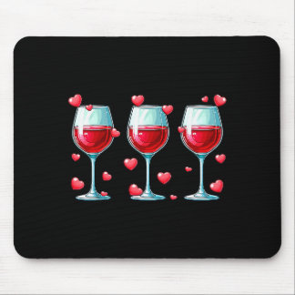 Three Gles Of Wine Valentines Day Couple Funny Dri Musmatta