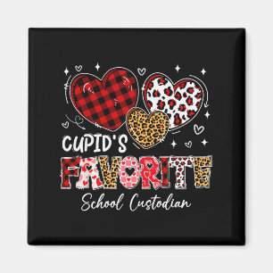 Three Hearts Cupids Favoritskolans Vaktmästare Val Magnet