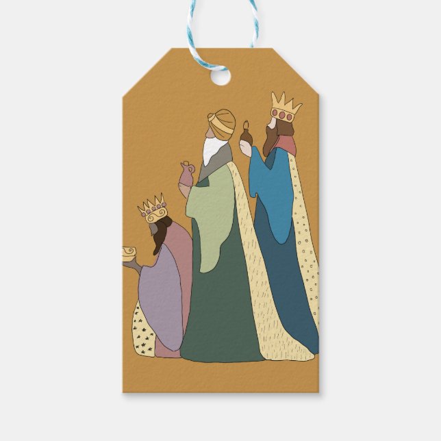 THREE KING TAG PRESENTETIKETT (Framsidan)