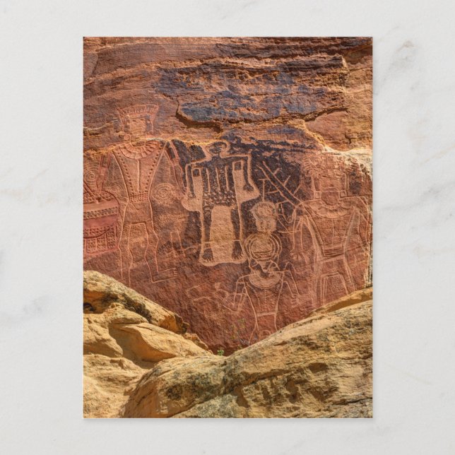 Three Kings Petroglyph - Mcconkie Ranch - Utah Vykort (Framsida)