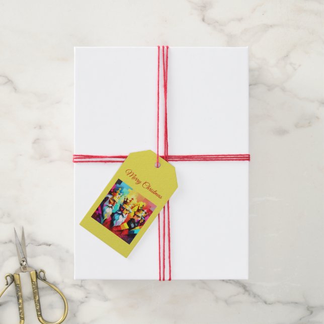 Three Kings Presentetikett (Med Snöre)