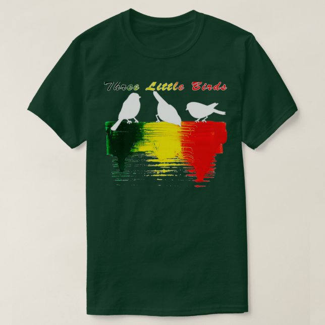 Three Little Birds Africa Music Reggae Rasta 1  T Shirt (Design framsida)