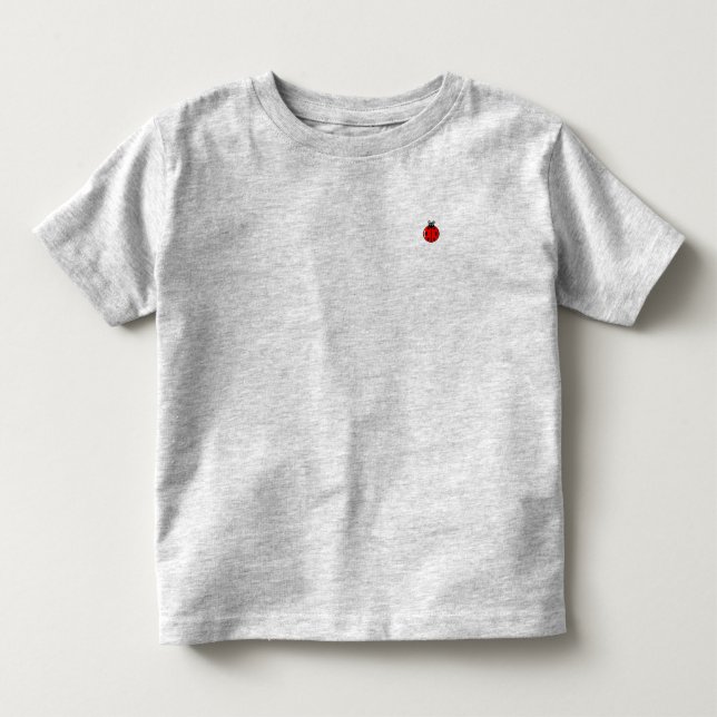 Three Little Ladybugs - Småbarns T-shirt i fin jer (Framsida)