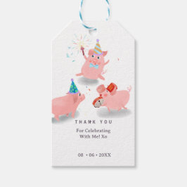  Three little pigs and the big bad wolf Presentetikett