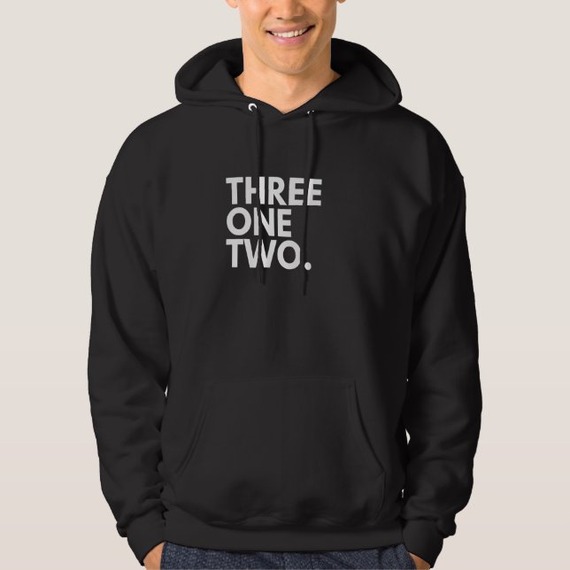 THREE ONE TWO Area Code 312 Chicago IL Illinois US Hoodie (Framsida)