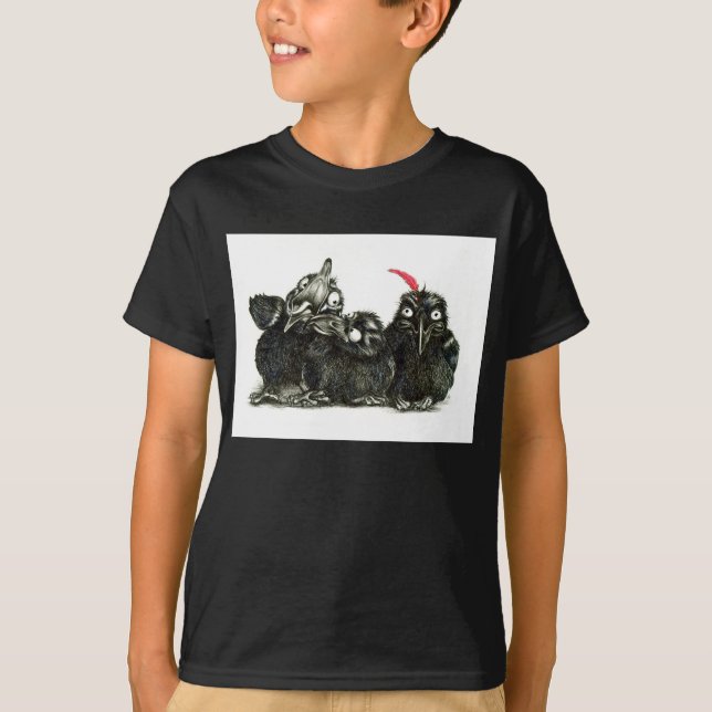 Three Ravens - Crows Tee (Framsida)