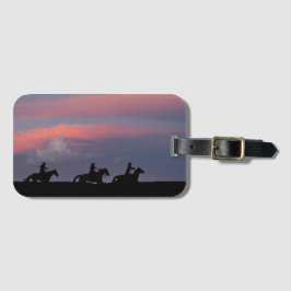 Three Riders, One Horizon Bagagebricka