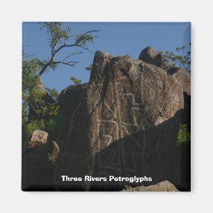 Three Rivers Petroglyfer Magnet