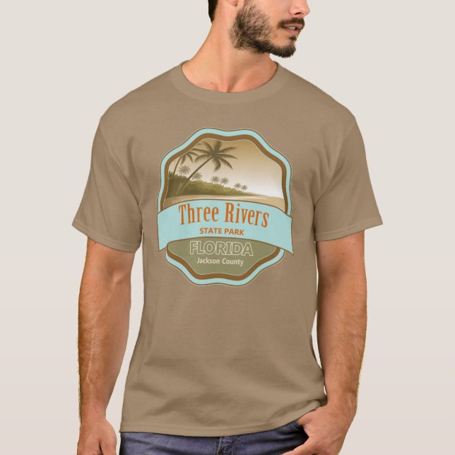 Three Rivers State Park Jackson County Florida T Shirt (Framsida)