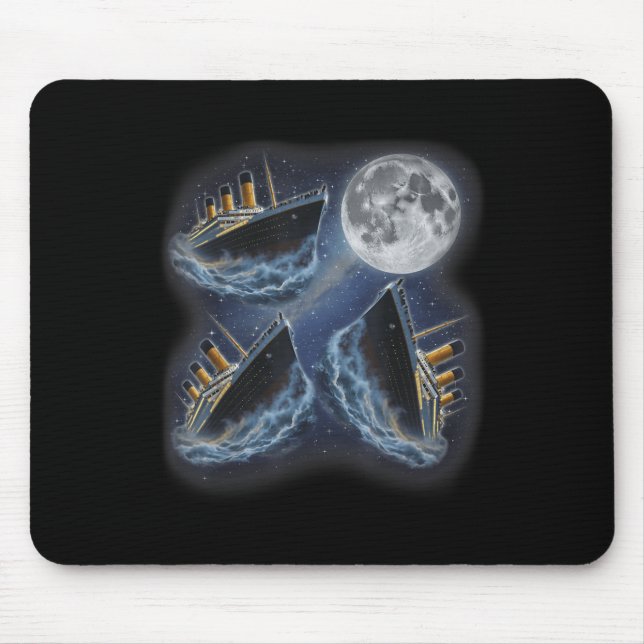 Three Rms Titanic Moon 3 Howling At Moon Funny Wei Musmatta (Framsidan)