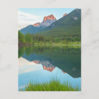 Three Sisters Mountain Reflections  Vykort