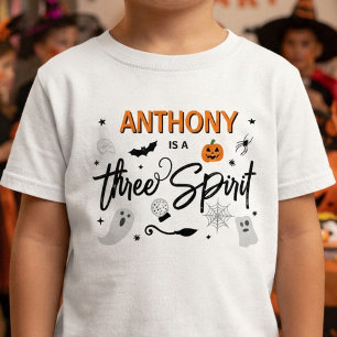Three Spirit! Halloween 3-årsfest T Shirt