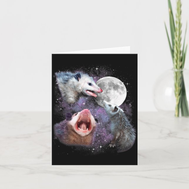 Three Ssums Moon 3 Osums Dead Moon Weird Cursed Me Kort (Framsida)