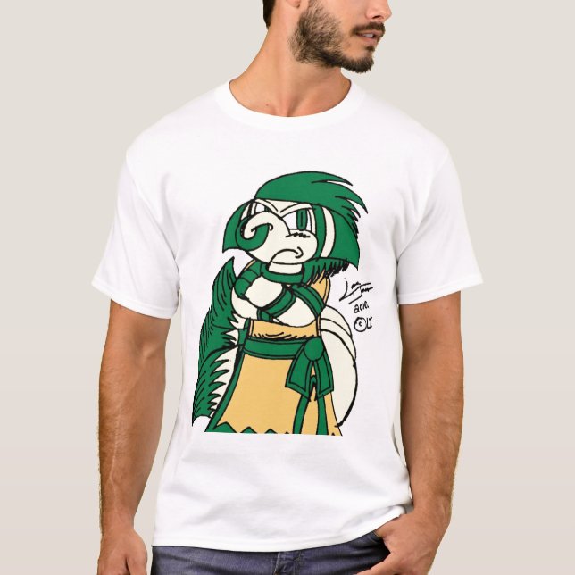 Three-Tailed Aeonian LJ - T-Shirt (Framsida)